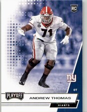 2020 Panini Playoff Andrew Thomas Rookie #274 RC New York Giants