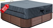 Waterproof Hot Tub Cover 600D Heavy Duty Outdoor Spa Protector 93x93x20 US