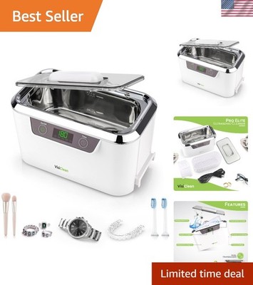 Professional Ultrasonic Jewelry Cleaning System - Touch Control & Auto Shut-Off