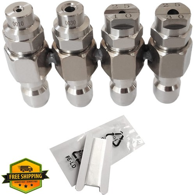 #ad Pressure Washer Nozzle Jrod 4 Way Tip Holder 1 4quot; Quick Connect Soft Wash System $43.99