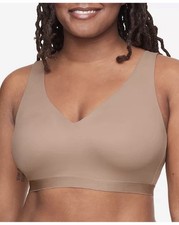Warners Women  s Cloud 9 Super Soft Invisible Look Wireless Lined Bra Size XL