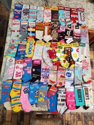 Odd Sox Different Candy Socks Stocking Stuffer Men 6-12 Women 5-10 Kids 9-3