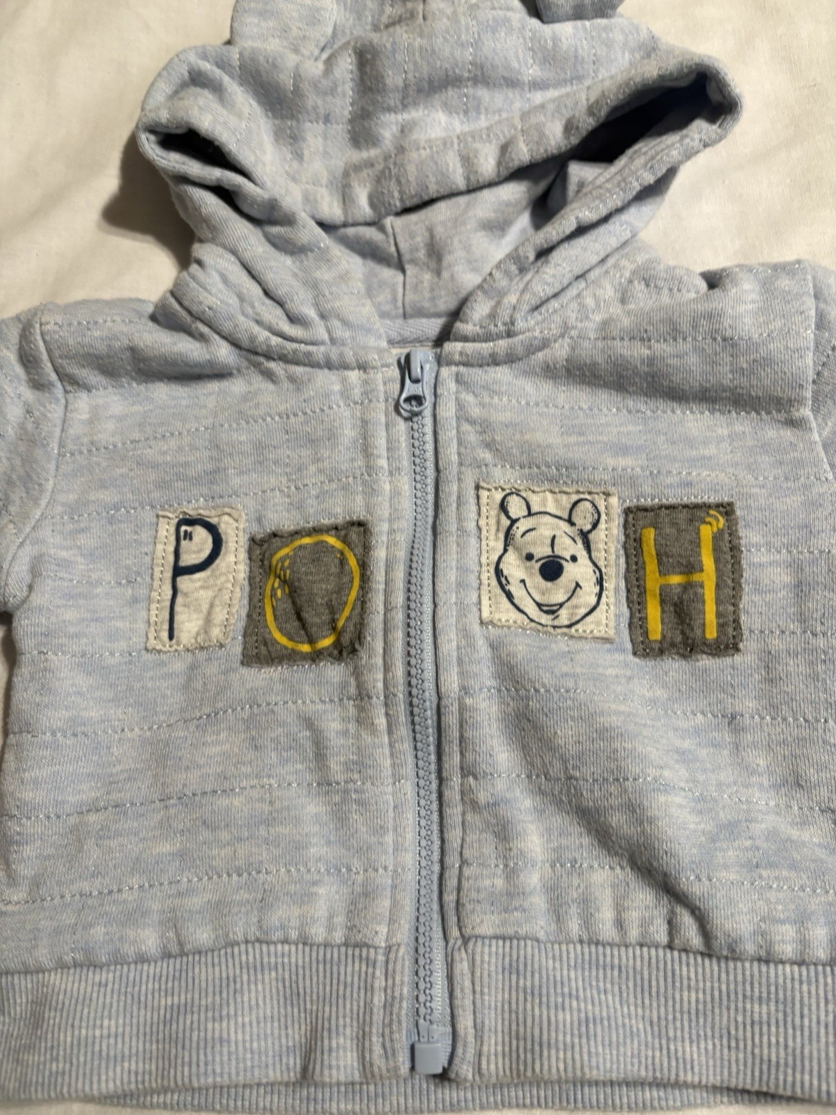 Winnie the Pooh Disney Parks Baby Outfit Set Pants Hoodie With Ears Sz 3 Months