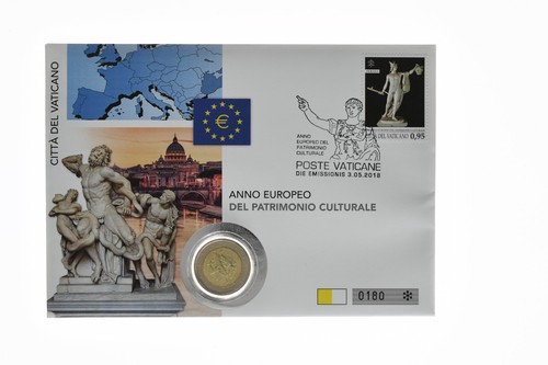 2 Euro + 50 Cent Numisbrief Vatikan - Numisbriefe zur Auswahl Münze + Briefmarke - Bild 53 von 75