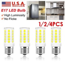 LED E17 Bulb Microwave Oven Light 4W Natural White 6000K Light Quality