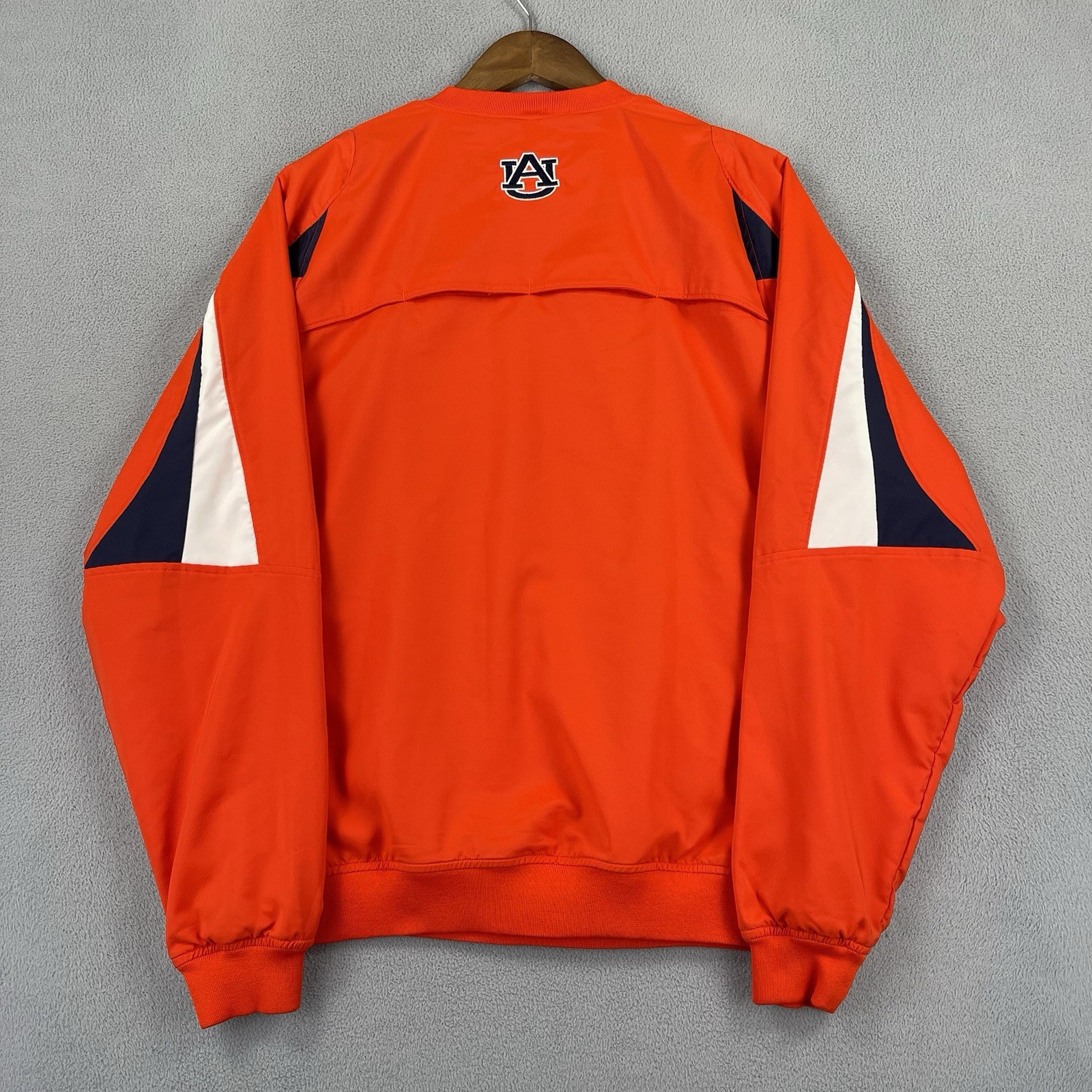 Auburn University Jacket Mens Medium Orange Pullover Windbreaker NCAA College thumbnail 9