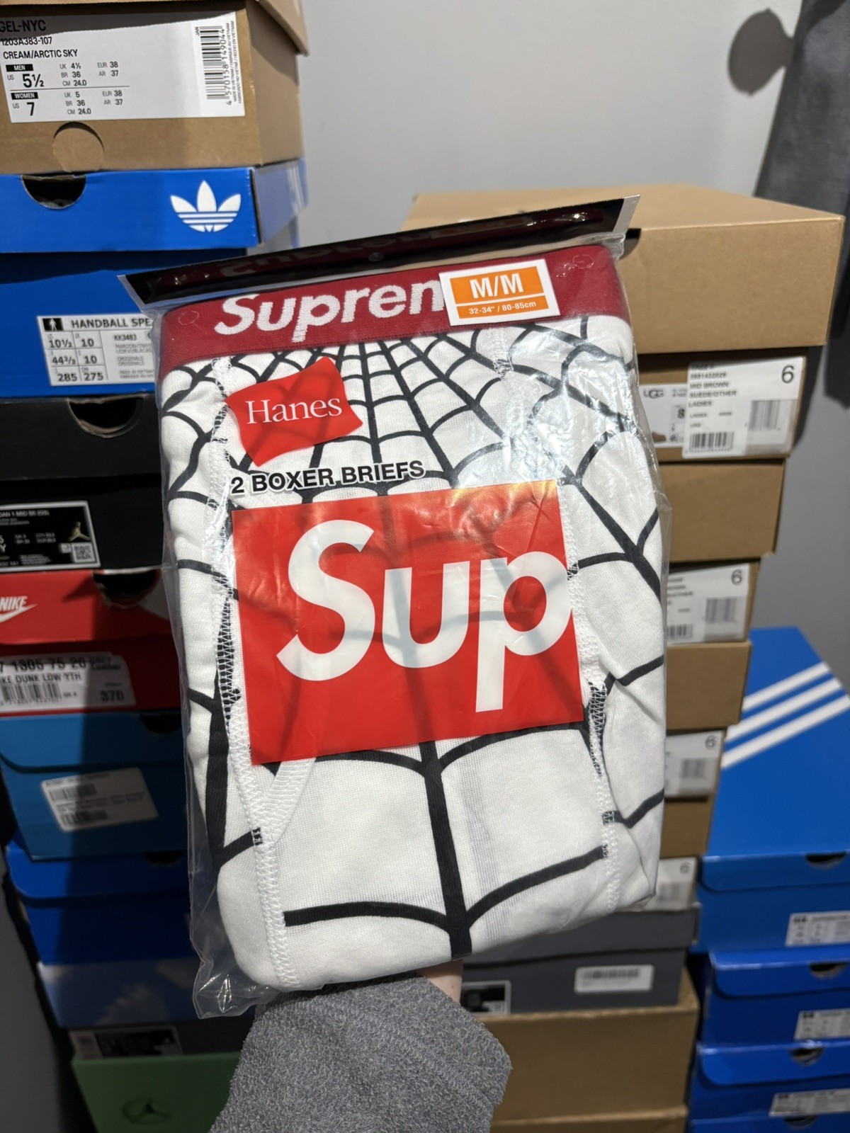 Supreme®/Hanes® x Spider-Man Boxer Briefs (2 Pack) | MEDIUM | SOLD OUT 💨🔥