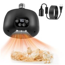 Pack Chicken Coop Heater 200W with Lighting and Temperature Control Chicken 1