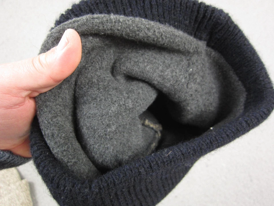 Gorro de colección Abercrombie & Fitch para hombre negro marrón 100 % lana tejido años 90 1 Foto 4 de 4