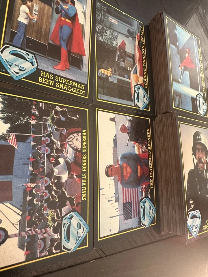 1983 Topps Superman III BASE COMPLETA 99 JUEGO DE CARTAS CHRISTOPHER REEVE Pryor DC Foto 4 de 4
