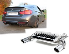 Eisenmann Duplex Sportauspuff RACE BMW 4er 435i F32 F33 F36 je 1x90mm rund
