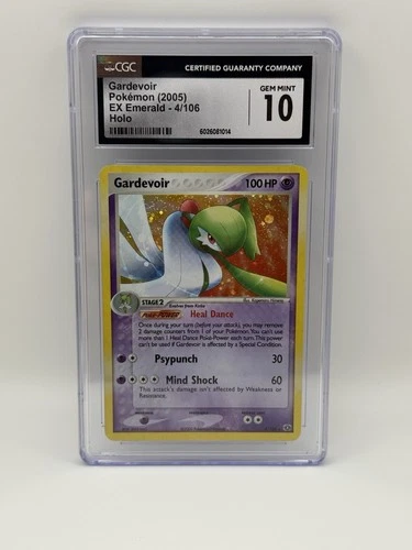 2005 Pokemon EX Emerald Holo Gardevoir #4/106 CGC 10 Gem Mint