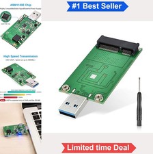 mSATA to USB 3.0 Adapter Mini SATA Converter No Cable Needed for Laptop Desktop