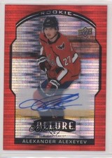 2020 Upper Deck Allure Rookie Red Rainbow /199 Alexander Alexeyev #86 Auto 04hp
