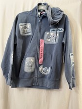 Disney Stitch Women  s Blue Full Zip Character Sweatshirt Hoodie Jacket U pick
