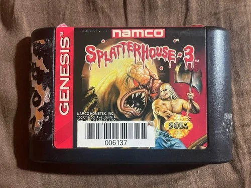 Splatterhouse 3 Sega Genesis 1993 Authentic Vintage Horror Tested Working