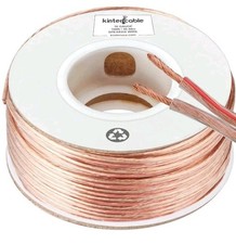 Cable 100Ft 16-Gauge Audio Stereo Speaker Wire Cable 100 Feet 30.48 Meters