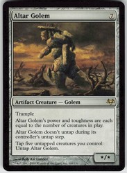 Altar Golem 166/180 Eventide Rare Artifact Creature