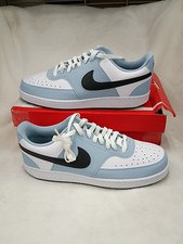 Nike Men's Court Vision Low Blue/White Sneakers Shoes Size 10 / 11.5 New in Box
