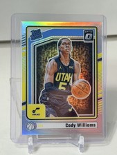 2024-25 Optic Cody Williams Rated Rookie Holo Prizm (RC)