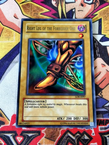 Right Leg of the Forbidden One lob-e097 Unltd Ed (MP/HP) Ultra Rare Yu-Gi-Oh!
