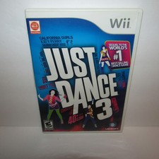 Just Dance 3 Nintendo Wii Video Game with Manual & Insert Tested & Working