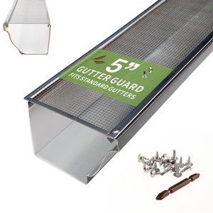 Gutter Guard – Pro-Grade 100% Stainless-Steel | Leaf & Debris Guard, Prevents...