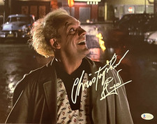 Christopher Lloyd Signed 11x14 Photo Back to the Future Autograph Beckett COA