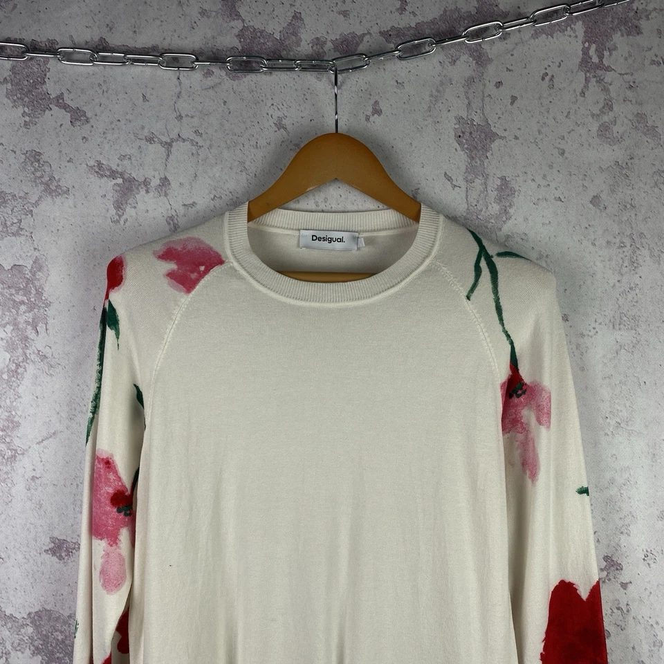 Vintage Desigual Women’s Luxury Long Sleeve Sweater Y2K Size M - Image 2 of 4