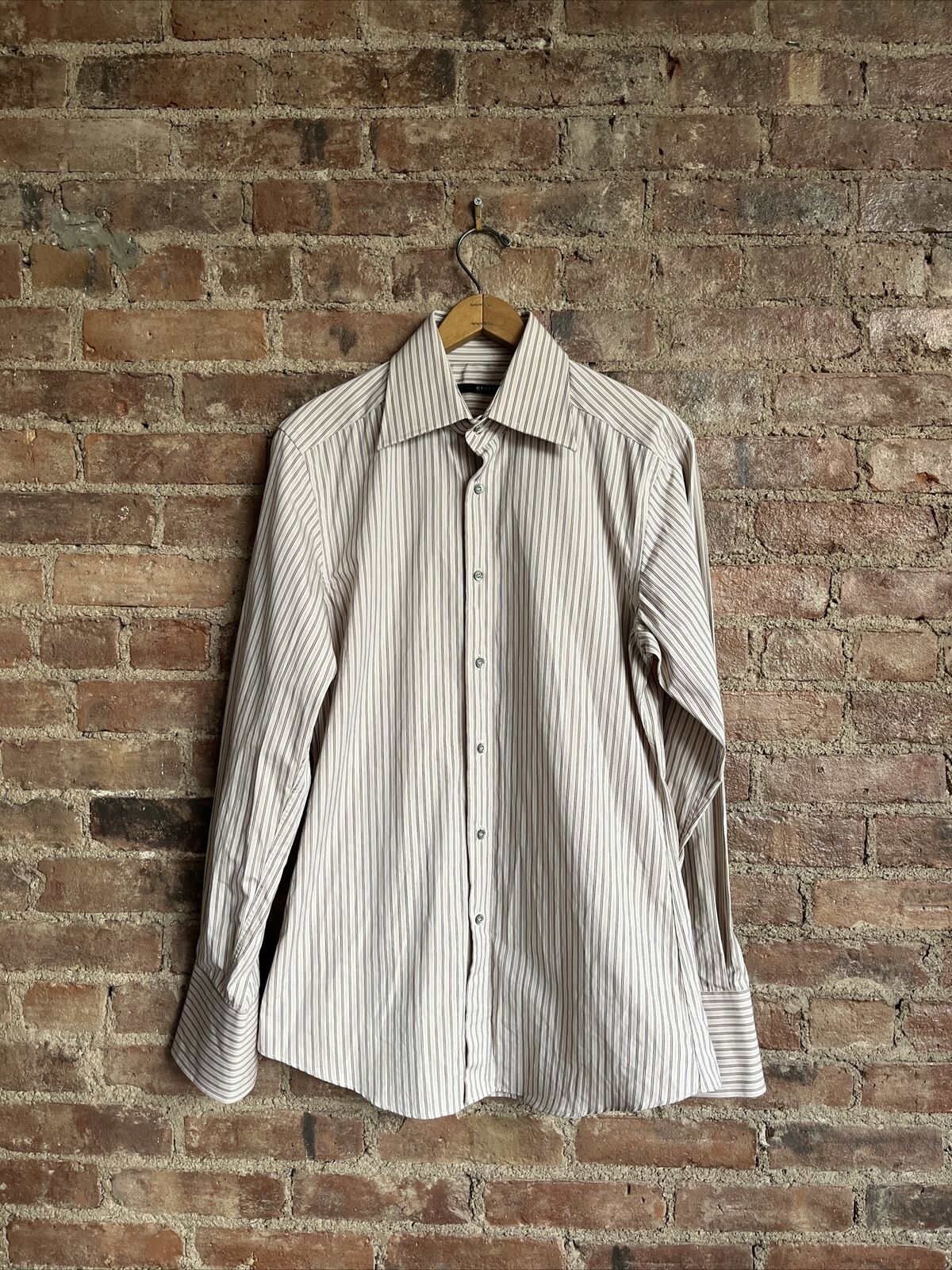 Vintage Gucci Men's Dress Shirt, Sz 15.5/39 Tom F… - image 2
