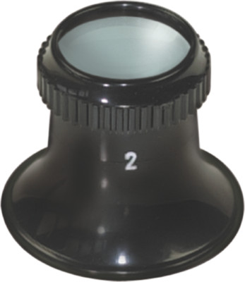 LOUPE D'HORLOGER STERNKREUZ lentille biconvexe N°1.5 grossissement X 6