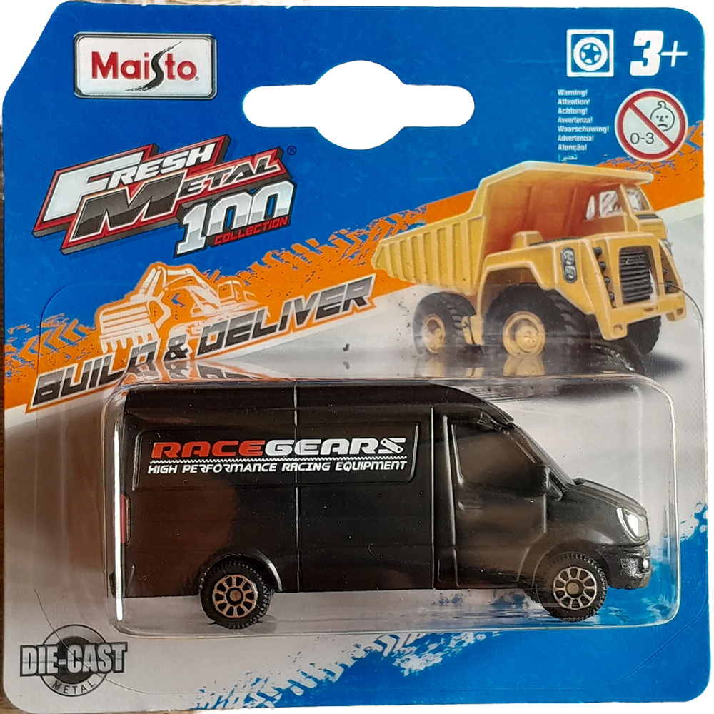 Maisto Mercedes Benz Sprinter Black Matt 1:64 Scale 3 Inch Diecast Model Car