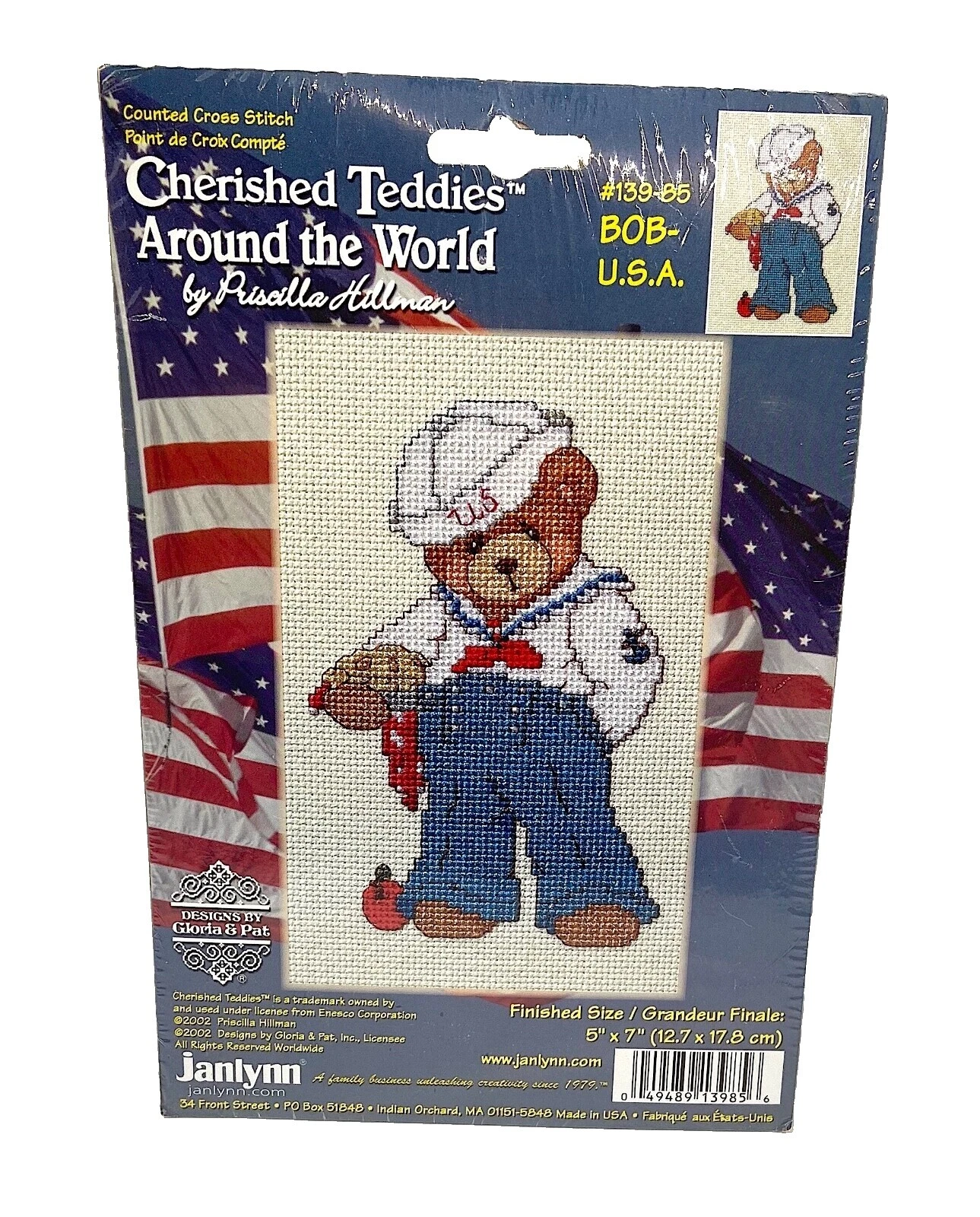Patriotic Cross Stitch Framed Picture Cross Stitch Kits