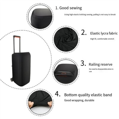 Elegante schwarze Nylon-Abdeckung zum Schutz für JBL Partybox320310 Lautspreche