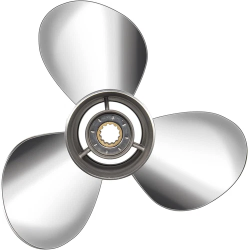 11 x 15P Stainless Steel Boat Propeller for Tohatsu Outboard 40-50HP 13Tooth, RH - Picture 4 of 8