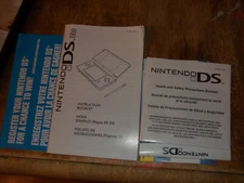 Nintendo DS Lite Manual instruction Booklet (USG-USZ-1) With Other Inserts
