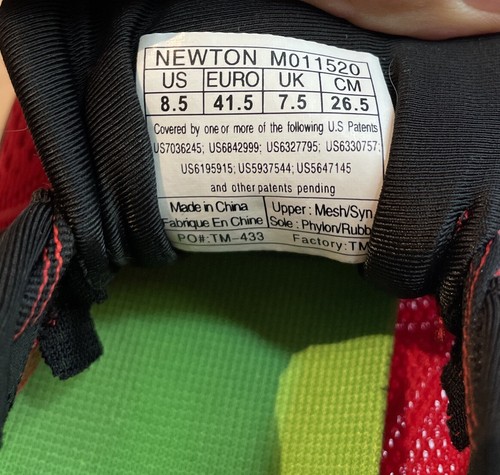 Newton sneakers running FATE 6 Tatum vi series Men's size 8.5 - Picture 7 of 11