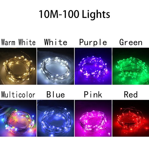 5M/10M Operated Lights Copper Wire USB LED String Fairy Waterproof Christmas Hot - Picture 24 of 26