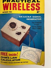 PRACTICAL WIRELESS MAGAZINE OCTOBER 1963 RARE