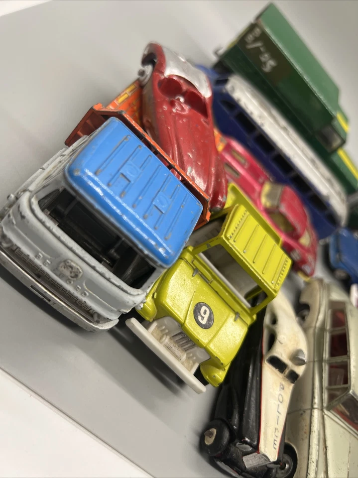 Dinky Die Toy Roll Royce 198 Corgi Tootsietoy Barklay Major Aston Fiat Bug Car - Image 4 of 4