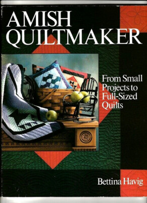 AMISH QUILTMAKER-DOUBLE IRISH CHAIN-RAINBOW LOG CABIN...QUILTS-PHOTOS-B HAVIG