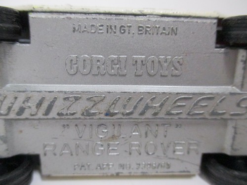 Vintage CORGI Whizzwheels Police Range Rover "vigilant" made GT. Britain - Picture 7 of 7