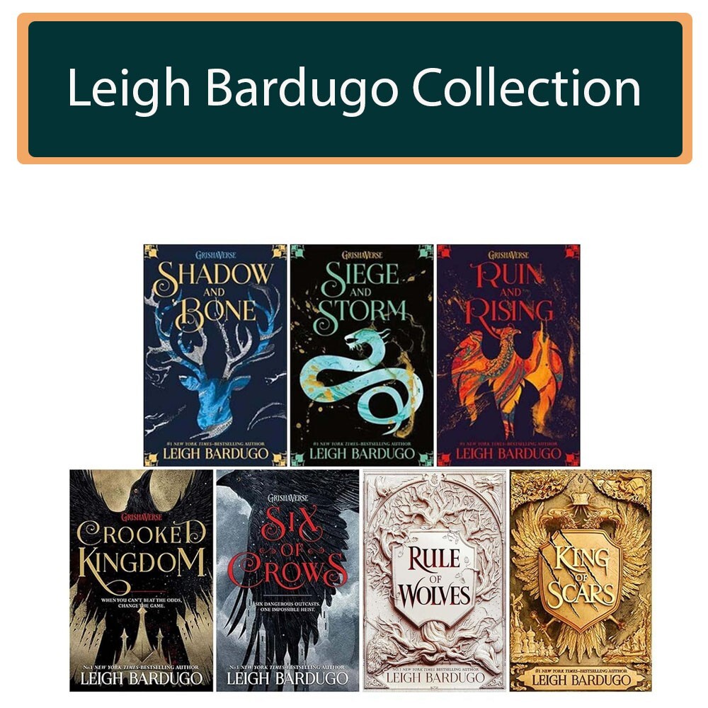Leigh Bardugo 7 Books Set Six of Crows, Crooked Kingdom, Shadow Bone,Ruin Rising