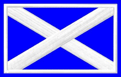  Flagge Schottland Flag Scotlnad iron-on Aufnäher patch