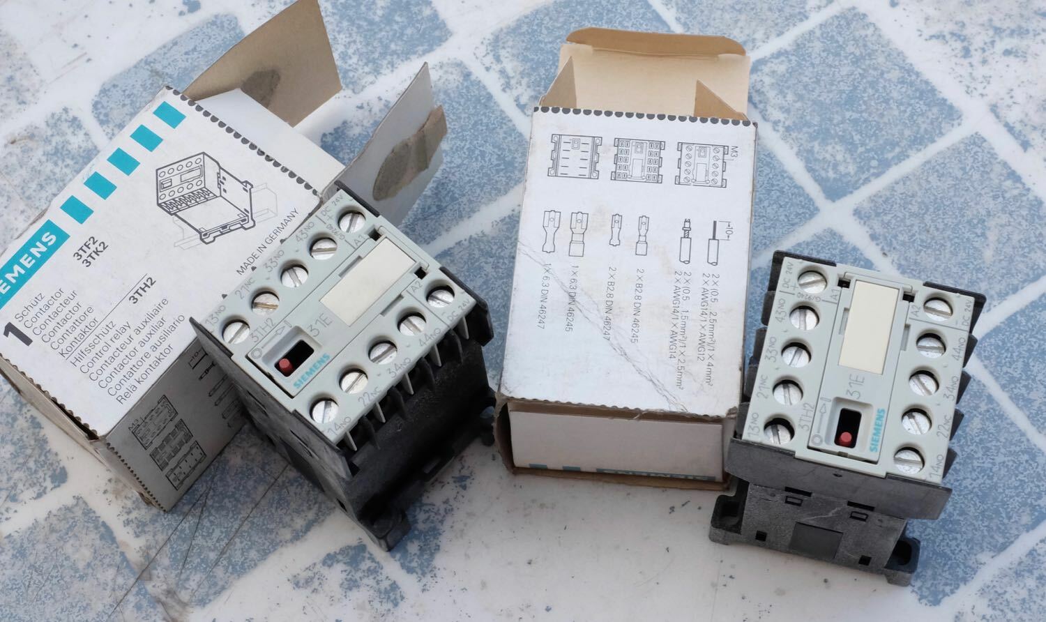 Siemens 3TH2031-0BB4 lot de 2 relais contacteurs contre pannes
