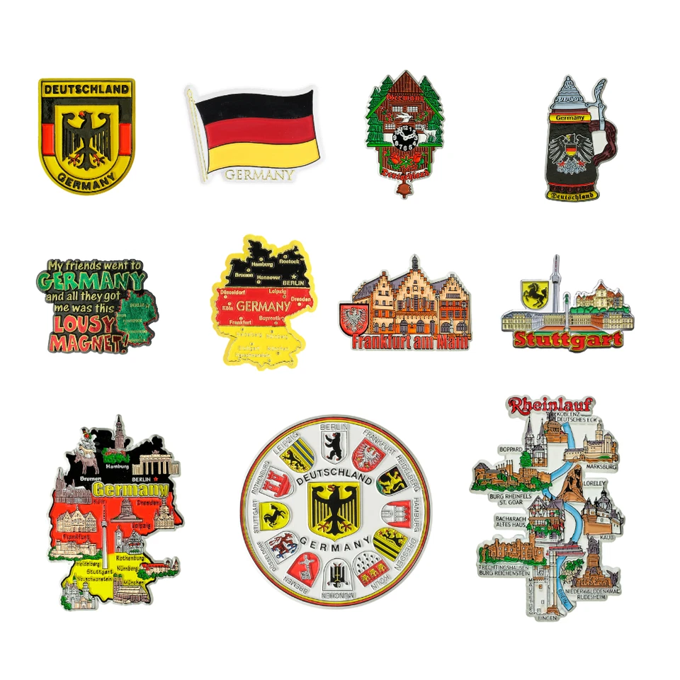 AMEND SOUVENIR Magnet & Kühlschrankmagnet - Germany/Deutschland/Frankfurt/Heidelberg