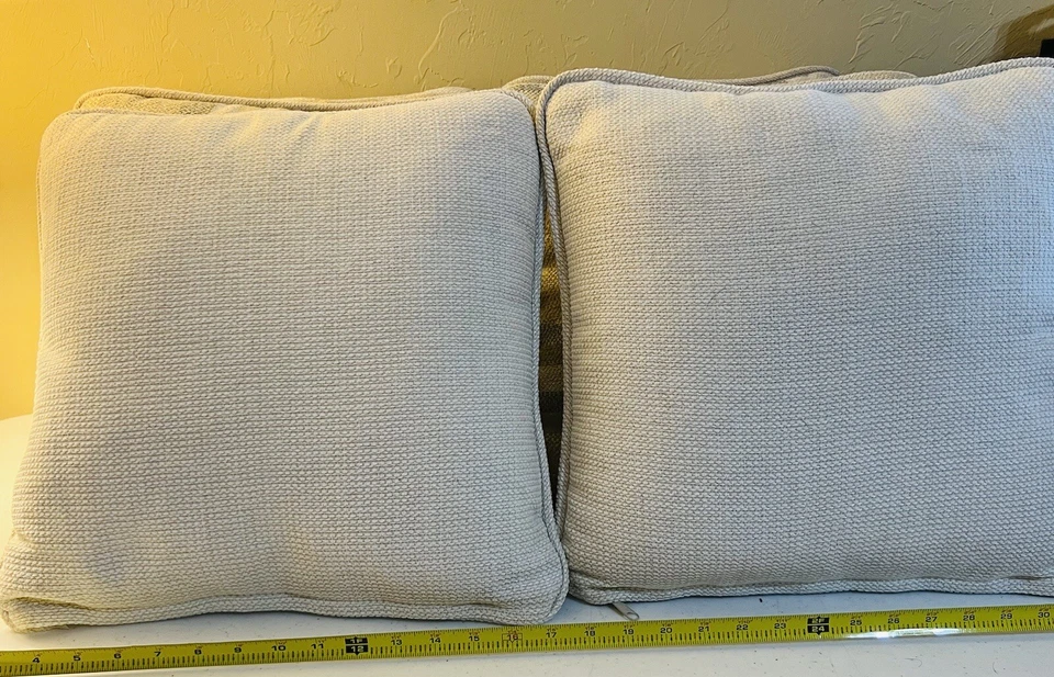 Set of 6 Outdoor Throw Pillows 15x15 Weatherproof, Easy Clean, Unbranded Decor - Image 2 of 4