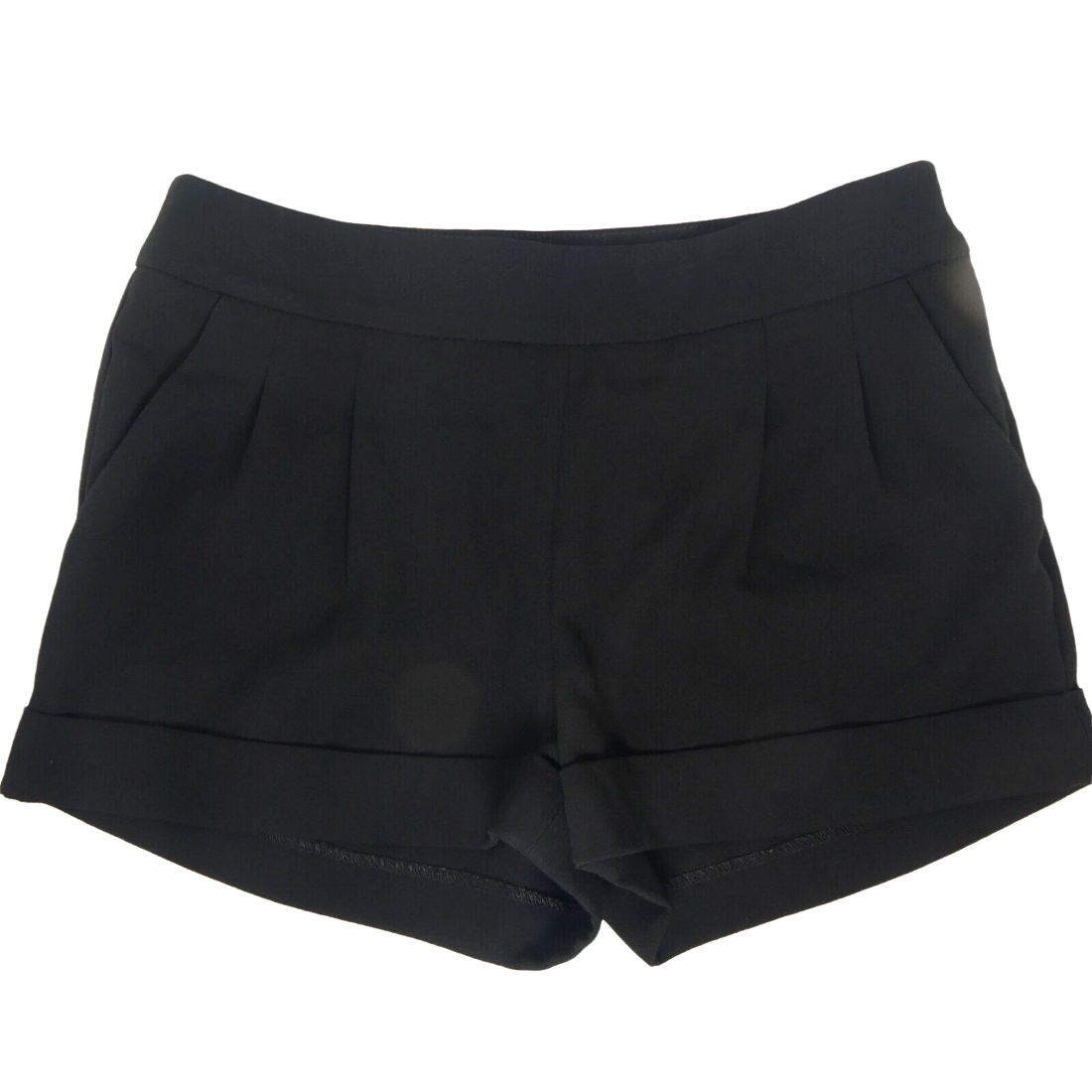 express dress shorts New Express Women's Black Size 00 28W Pleated Dress Shorts