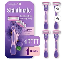 Skintimate Quattro For Women - Exotic Violet Blooms - SET OF 2
