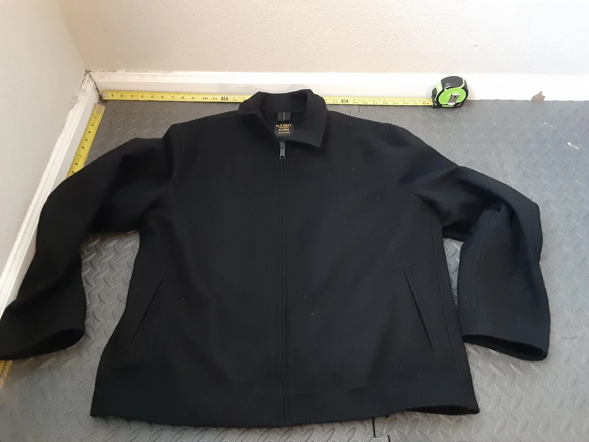 Old Navy Black Coats, Jackets & Vests Wool Outer Shell for Men for
